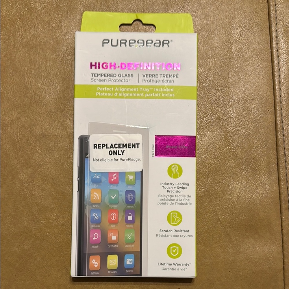 White Tempered Glass Screen Protector